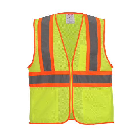 Job Sight Class 2 Two-Tone Mesh Vest image 1
