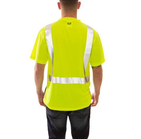 Job Sight Class 2 Black Front T-Shirt image 3