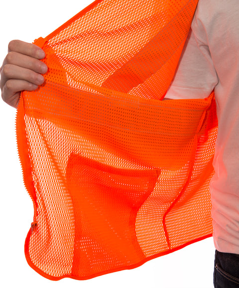 Job Sight™ Class 2 Zip-Up Mesh Vest - tingley-rubber-us
