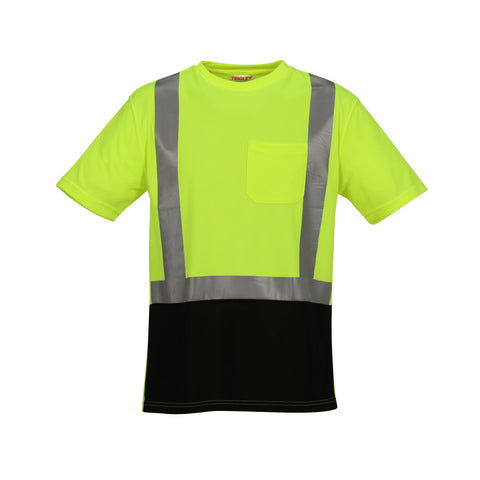 Job Sight Class 2 Black Front T-Shirt